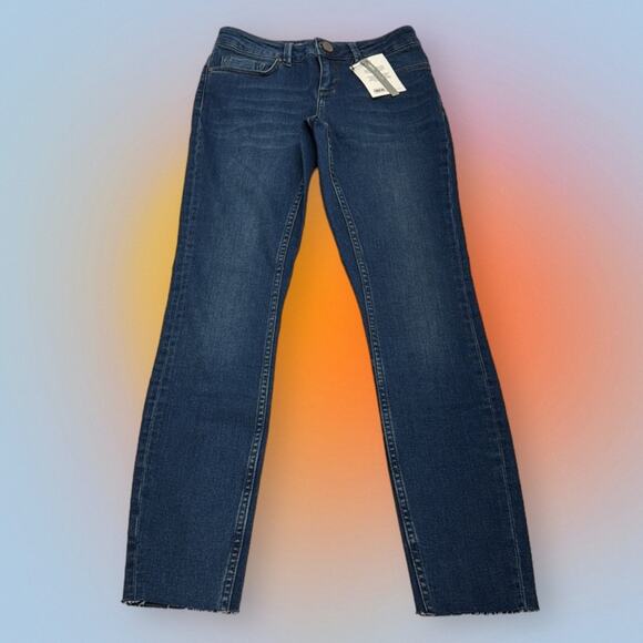 ASOS DENIM Women’s 24 Skinny Ankle Blue Jeans - Picture 2 of 5